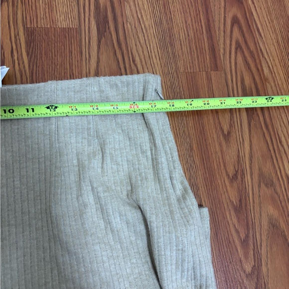 Halara ribbed knit high waisted flare pants - Picture 8 of 9